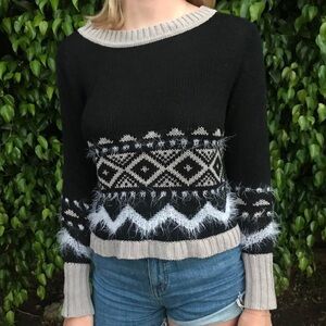 Rubbish Fair Isle Sweater L